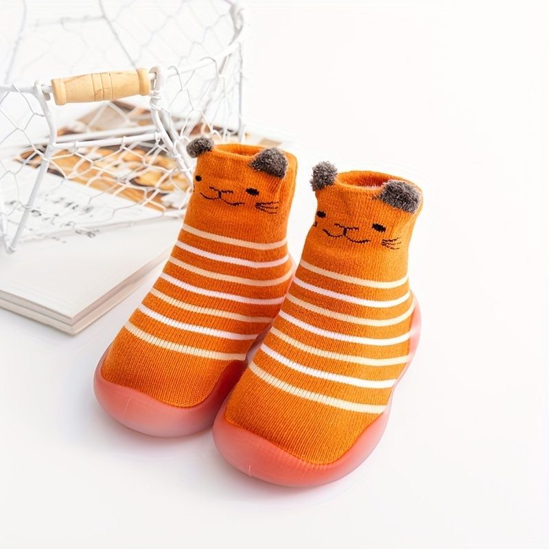 Medias Tipo Zapato para Bebé – Diseño Antideslizante y Comodidad Diaria