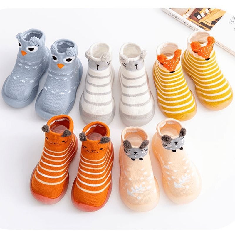 Medias Tipo Zapato para Bebé – Diseño Antideslizante y Comodidad Diaria