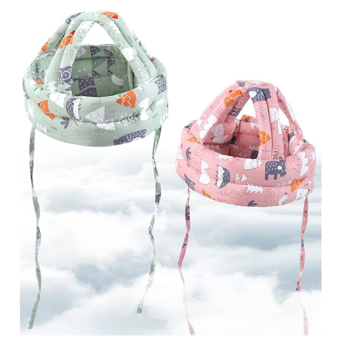 🛡️ Gorro Antigolpes Ajustable para Bebé Más tranquilidad para los papás, más libertad para tu bebé 👶💙